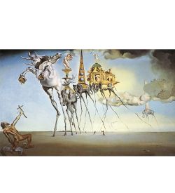 pr-SD05 Фрагмент картины «Искушение Святого Антония» Сальвадора Дали (Museum.Parastone)