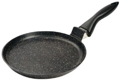 Сковорода блинница Home One с пластиковой ручкой, 23 см, литой алюминий