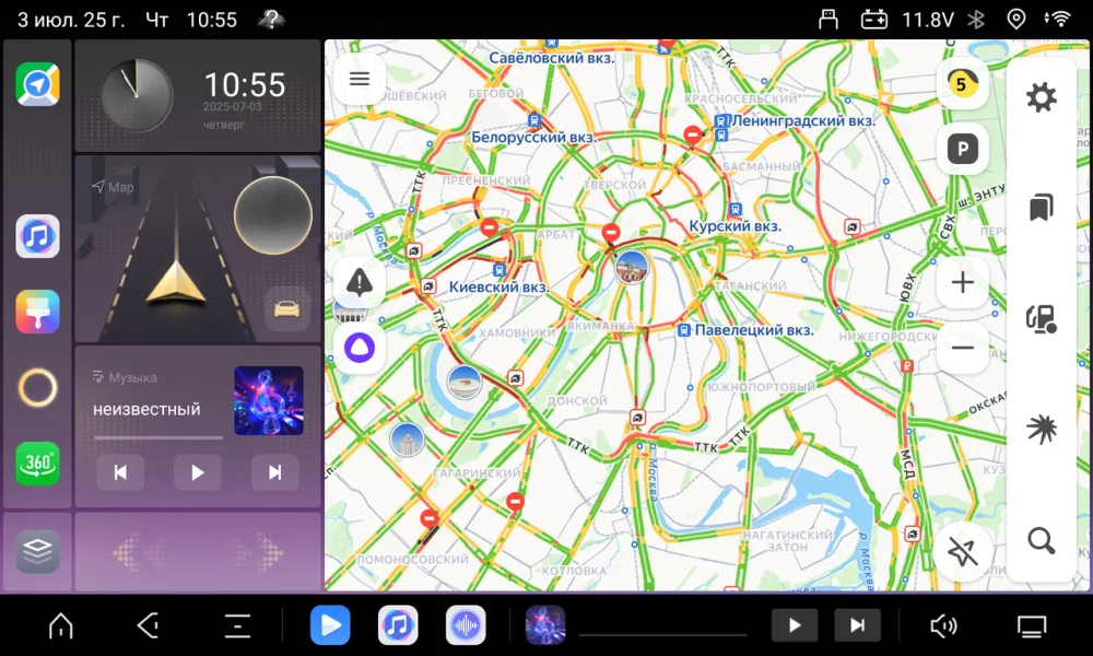 Магнитола для Renault Fluence/ Megane 2009-2017 - Kuberg QLed, Android 13, TS20, CarPlay, SIM-слот
