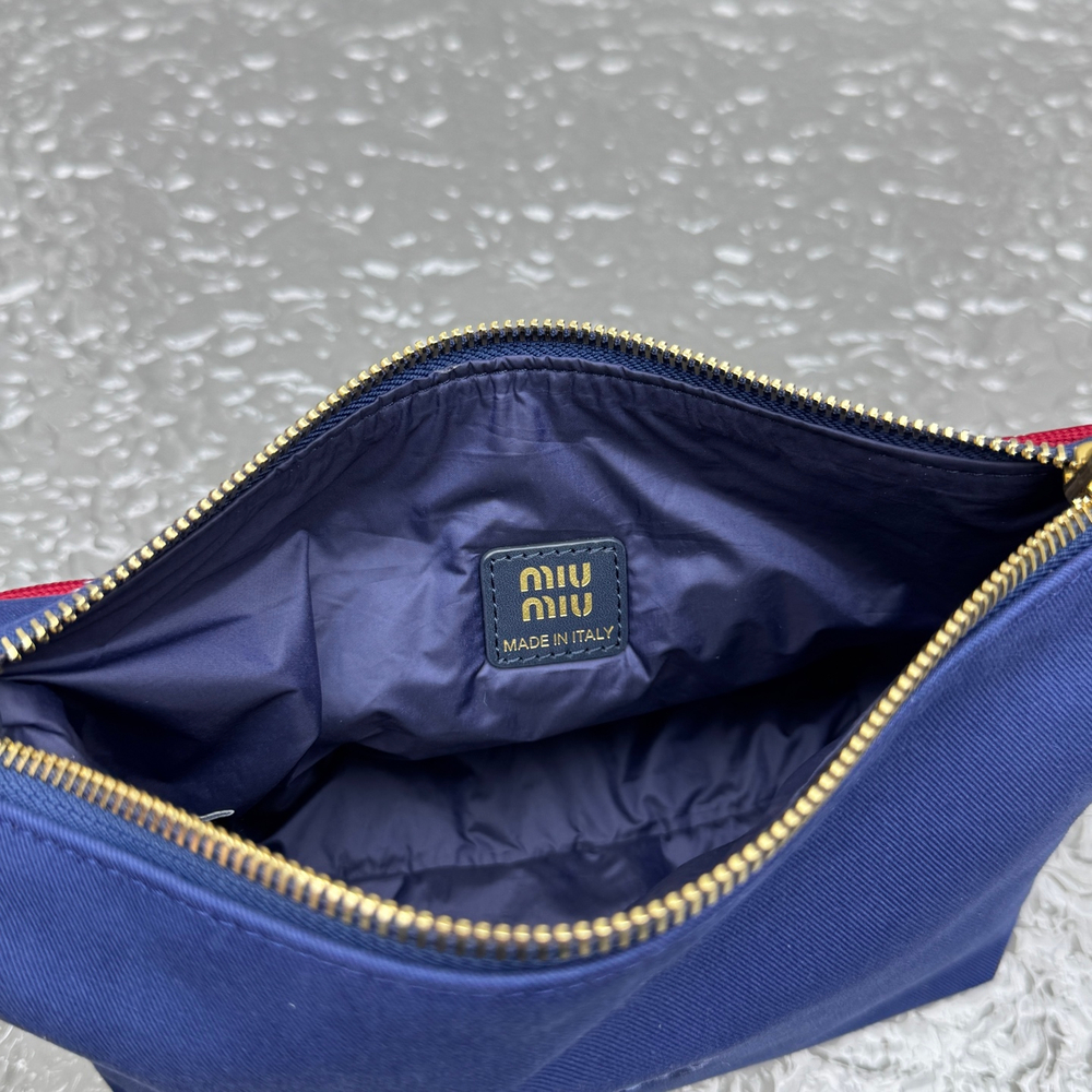 Miu Miu Gabardine Pouch 18 cm