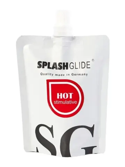 Возбуждающий лубрикант на водной основе Splashglide Hot