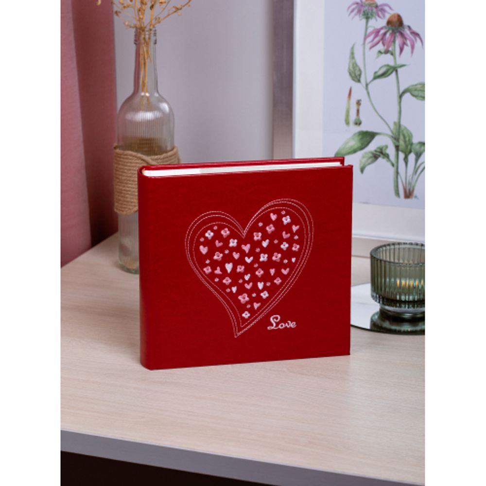 Фотоальбом Image Art IA-BBM46200 серия 121 сердце с кармашками книжный переплёт 10х15 50 листов 200 фото