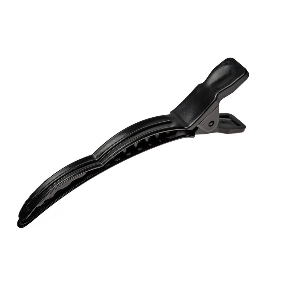 Зажимы для волос Harizma, пластиковые, чёрные, 11см (h10899-15)