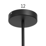 Люстра 74101/8 8х60Вт Е27, черный/золото, 85х85х45 см