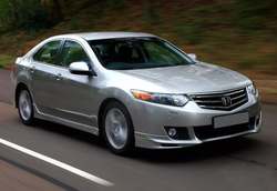 Накладка на передний бампер Type-S Honda Accord 8