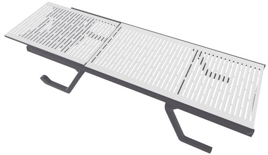 Шезлонг металлический Doge Италия белый