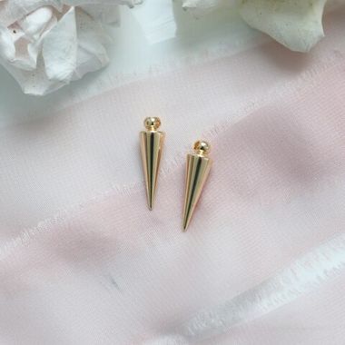 Подвеска Шип 20*6 мм, 1 шт, позолота, П329