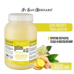 Восстанавливающая маска Iv San Bernard Fruit of the Groomer Ginger&Elderbery с противовоспалительным эффектом