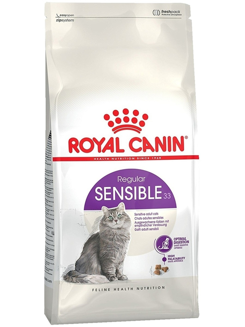 Сухой корм Royal Canin Sensible для кошек с чувствительным пищеварением, 400 г