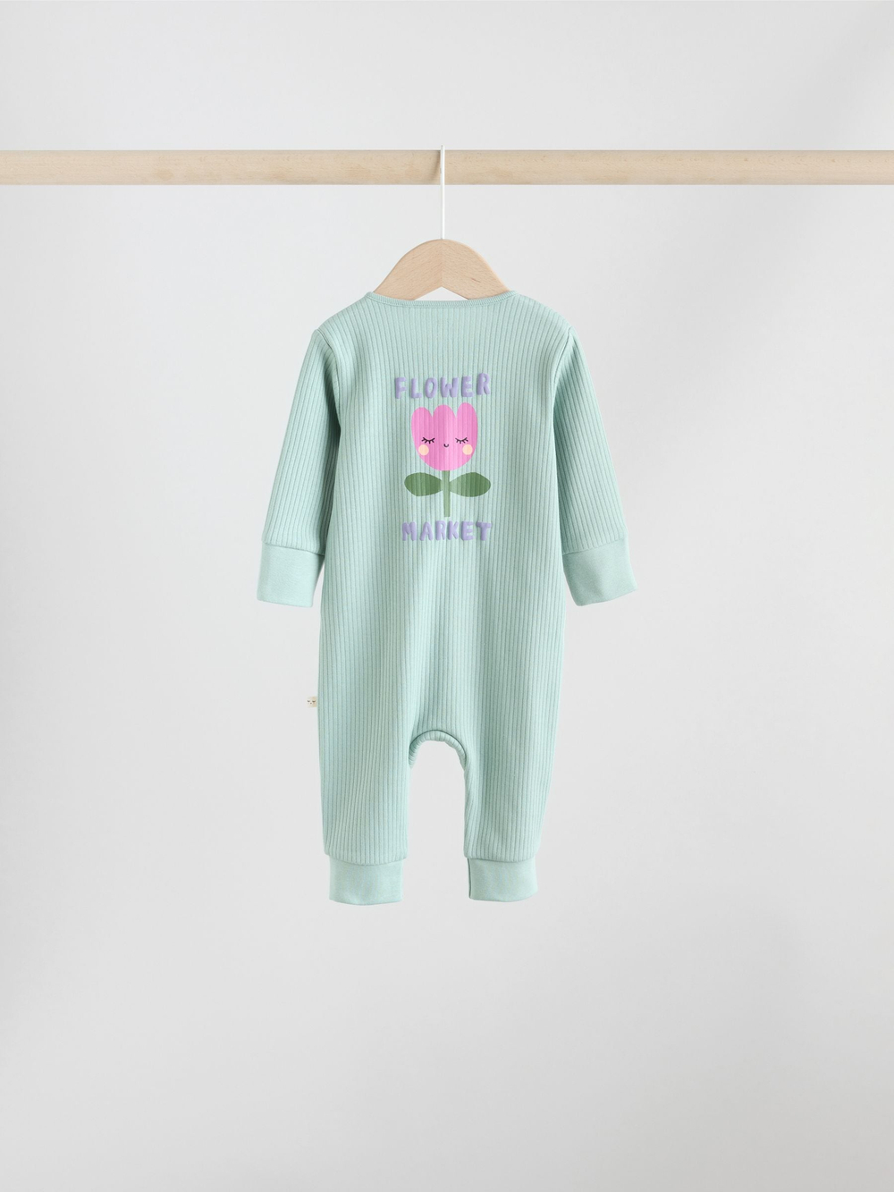 Комбинезон / Cлип для малышей Next F35-896, 3 шт., Розовый, Голубой, Светло-зеленый