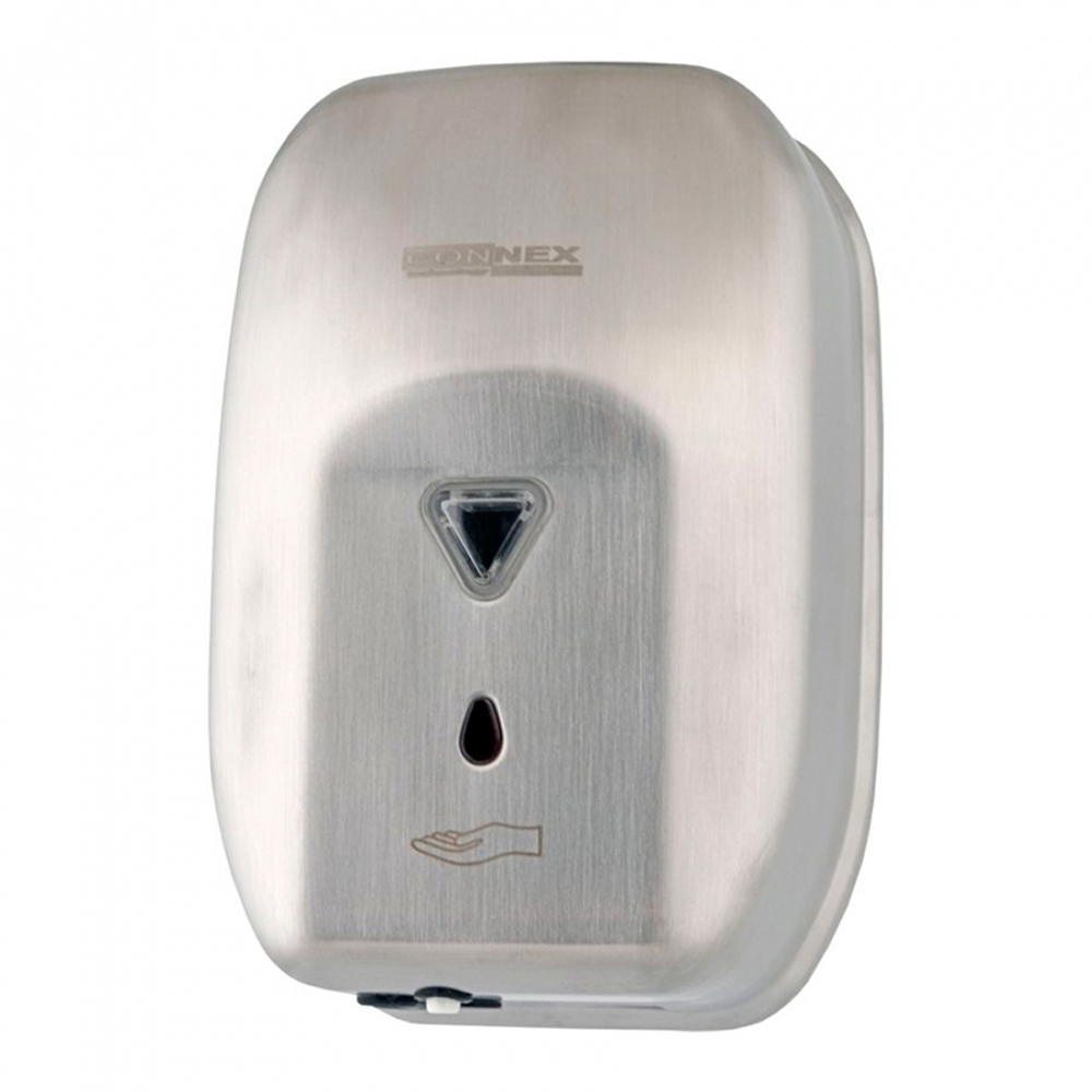 Дозатор для жидкого мыла CONNEX ASD-120 BRUSHED автоматический 1,2 л металлический