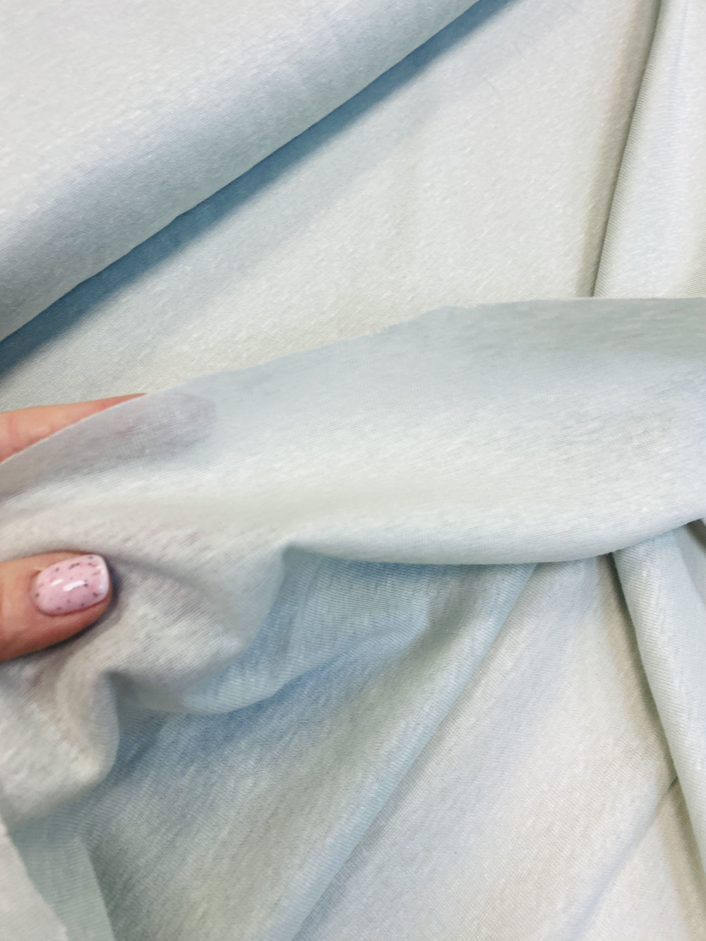 Ткань -тонкий трикотаж 100% хлопок (Италия) ш-150см. 1м