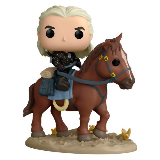 Фигурка Funko POP! Rides TV Witcher Geralt And Roach (Exc) (108) 58902 / Фигурка Фанко ПОП! по мотивам сериала "Ведьмак" Геральт
