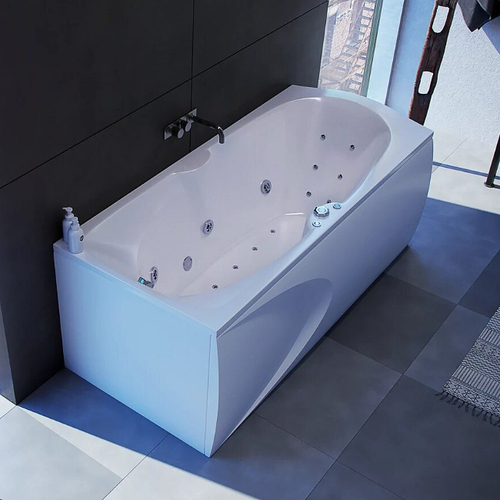 Акриловая ванна Aquatek (Акватек) Европа 180x80 с каркасом, со сливом-переливом