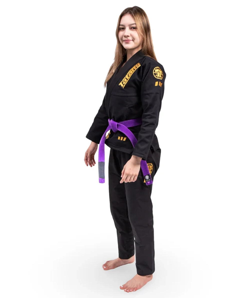 Кимоно женское Tatami BJJ LADIES PRO SERIES - BLACK & CHAMPION GOLD