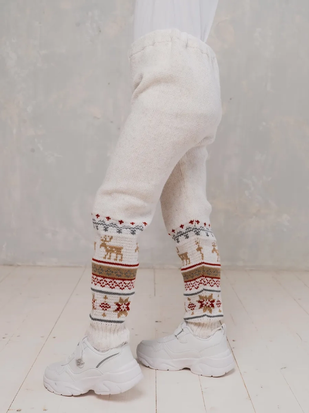 Рейтузы вязаные с орнаментом