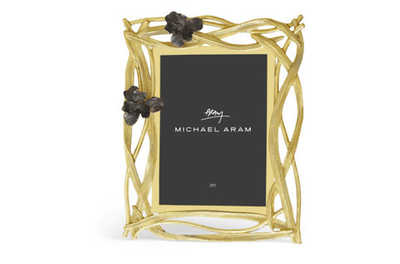 Рамка для фото Michael Aram Черный ирис 24х19 см, сталь нержавеющая
