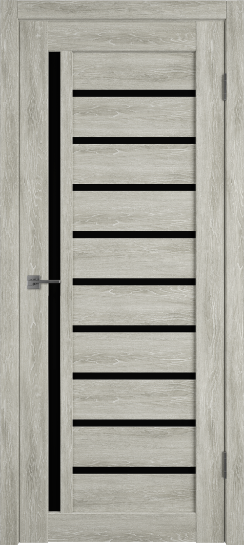 Дверь Atum 11 / Lin Vellum / Black Gloss / Владимирские двери