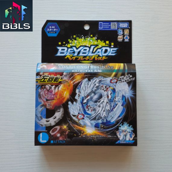 Волчок и лаунчер Lost Longinus Nine Spiral B66 от Takara Tomy