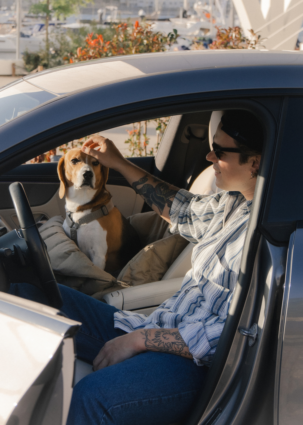 Автокресло-Пони бежевое