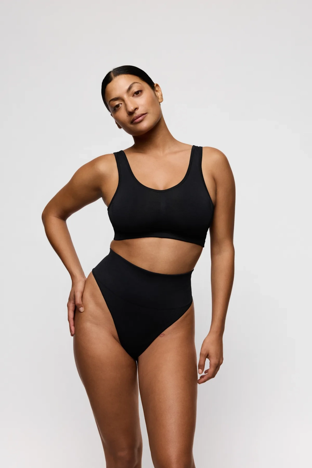 PRIMADONNA Nudda Спортивный топ уменьшающий объем, черный