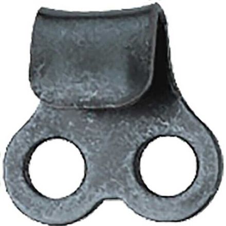 Крючок для обуви с 2 отверстиями стальной 350, светлый никель [08]