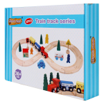 Развивающая игрушка Деревянная дорога 33 эл, коробка C-41885