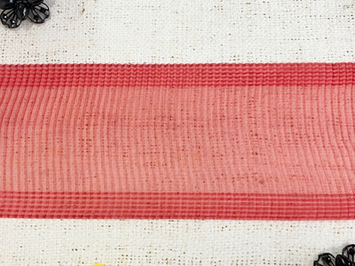 Лента гофре, ш. 10-10,5 см, красный