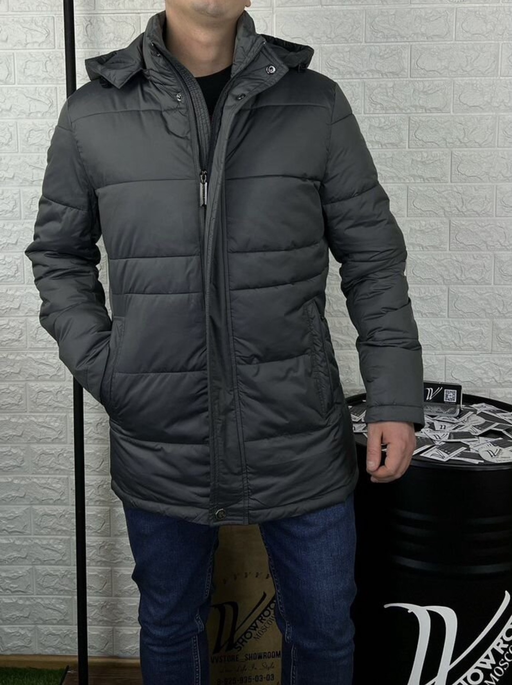 Куртка зимняя длинная Stefano Ricci