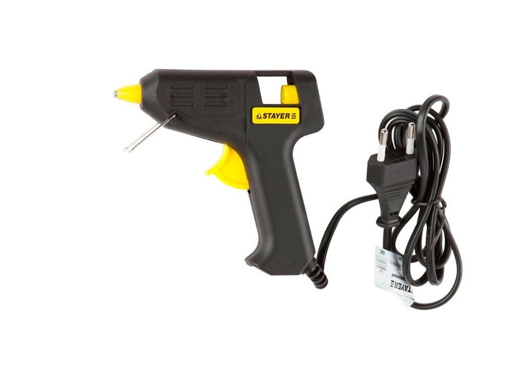 Пистолет термо-клеящий  STAYER , электрический