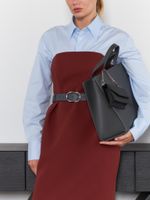 БАЗОВЫЙ РЕМЕНЬ С ОВАЛЬНОЙ ПРЯЖКОЙ GRAPHITE