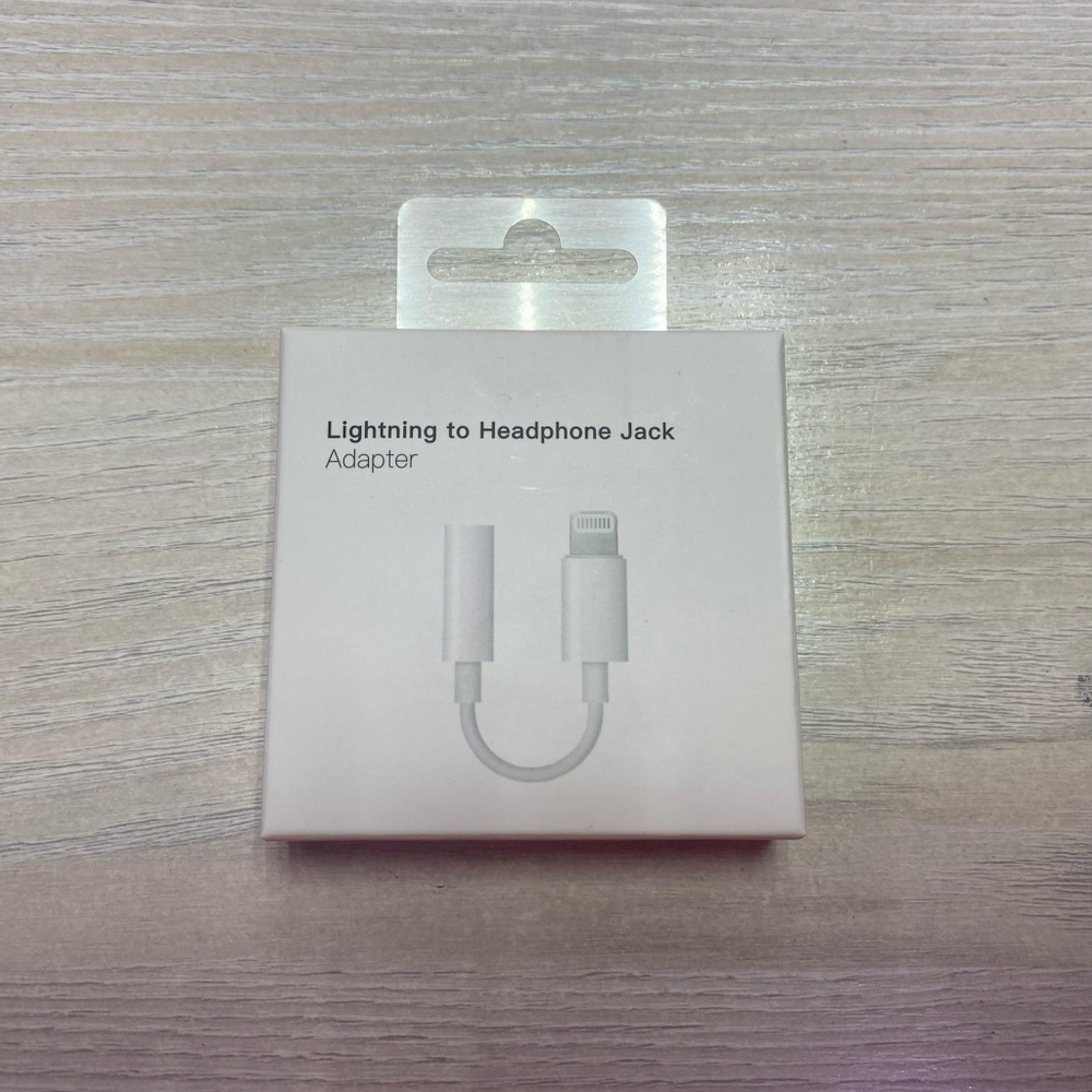 Адаптер Lightning - "3,5 мм" Jack Белый - OR