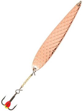 Блесна вертикальная зимняя Lucky John DIAMOND BLADE с цепочкой и тройником 61мм C блистер