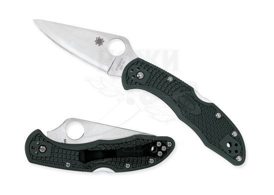 Складной нож Spyderco Delica C11PGRE c клинком из стали ZDP-189, рукоять FRN