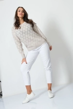 Джемпер М 3083/молочный