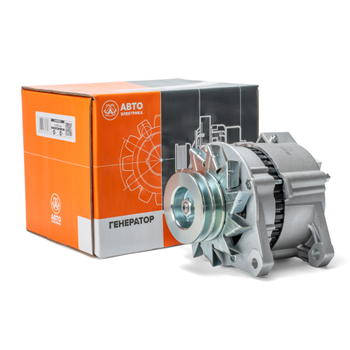 Генератор, КамАЗ, МАЗ, УРАЛ, дв. ЯМЗ, КамАЗ, 28 В, 50 А, 2-ручьевой (ан. 3232.3771-40)