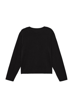ZARA X BENITO ANTONIO ФУТБОЛКА С ДЛИННЫМИ РУКАВАМИ, ЧЕРНЫЙ