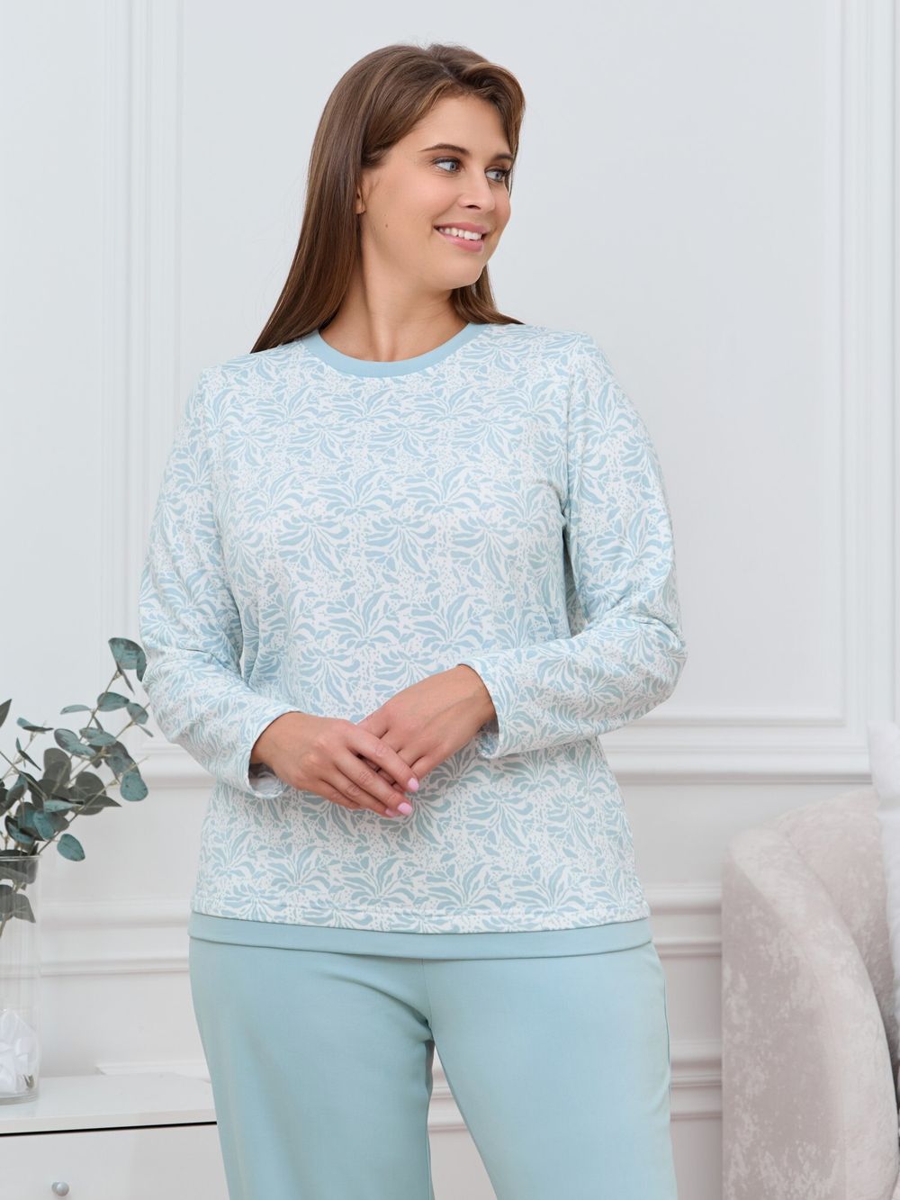 Пижама Жаккард-1 Виотекс МЯТНЫЙ