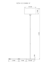 Торшер Moderli V10499-1F Room