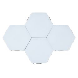 ULM-H77-3.5W-4000K WHITE SET4 Светильник светодиодный модульный. в составе набора из 4 шт. Сенсорный. Белый свет 4000К. БП в-к. 400Лм. TM Uniel