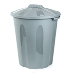 Бак универсальный VERDE FENIX круглый 40л. цвет серый