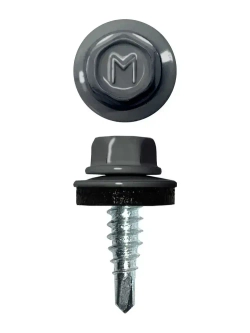 Саморез Daxmer 4,8х19 кровельный по металлу RAL 7024 (250 шт)