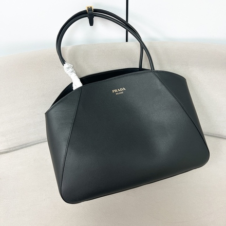 Prada Large Leather Tote Bag 40 cm