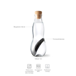 Графин с угольным фильтром black+blum, 1 л, стекло