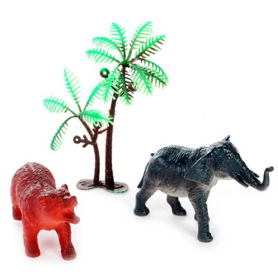 Набор диких животных 12шт, пакет CL03-35