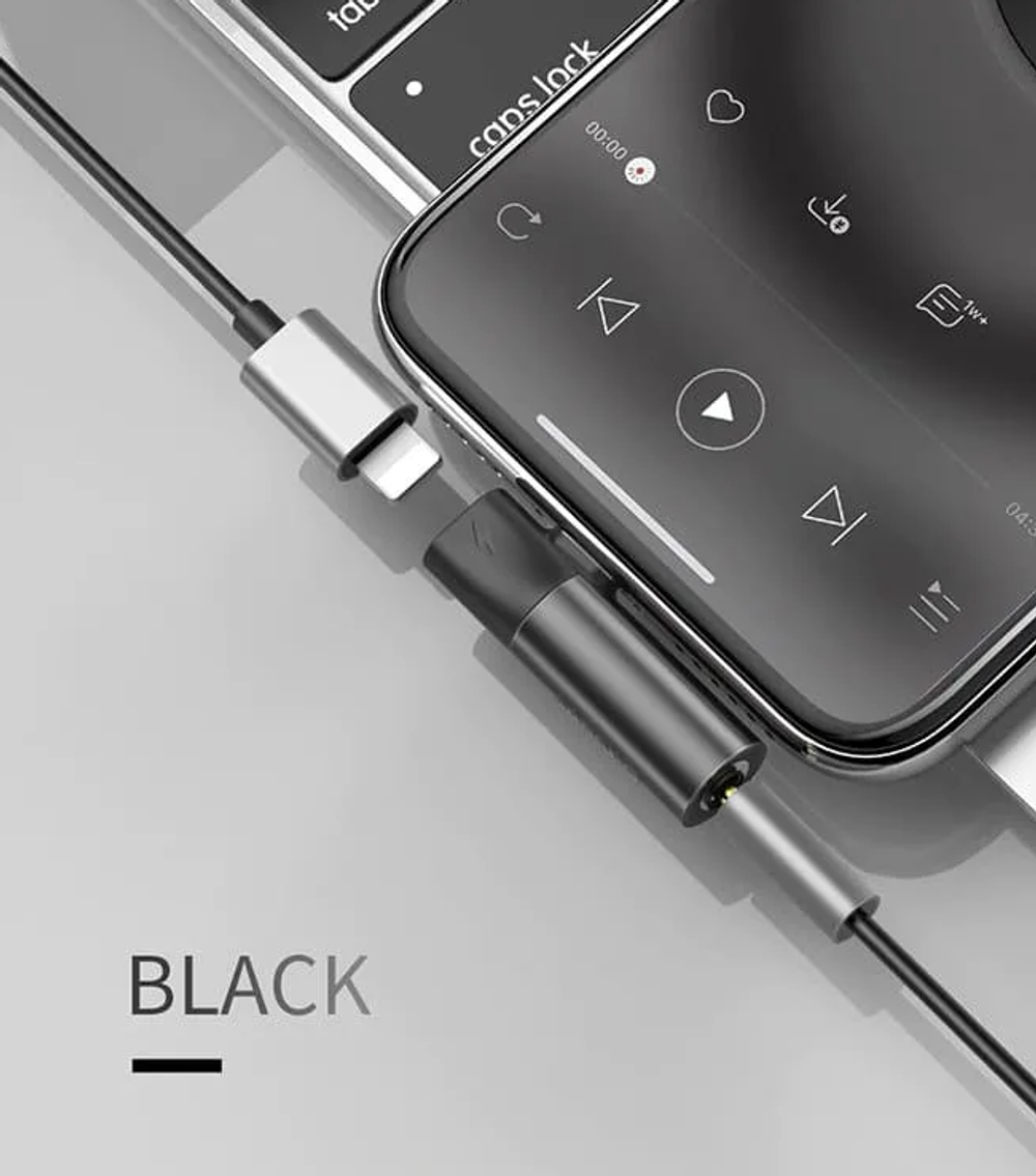 Переходник Lightning 8PIN x Audio/Charging Exployd EX-AD-1172