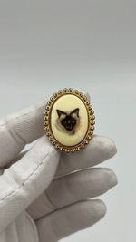 Накладка на пуговицу Кот NONY