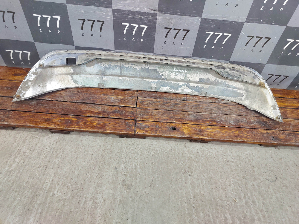 Накладка юбки заднего бампера Hyundai Santa Fe 4 (TM) 20-нв Б/У Оригинал 86671S1600