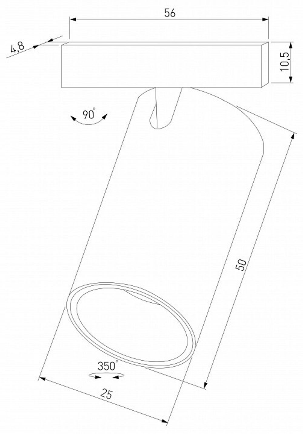 Светильник на штанге Elektrostandard Mini Magnetic a067272