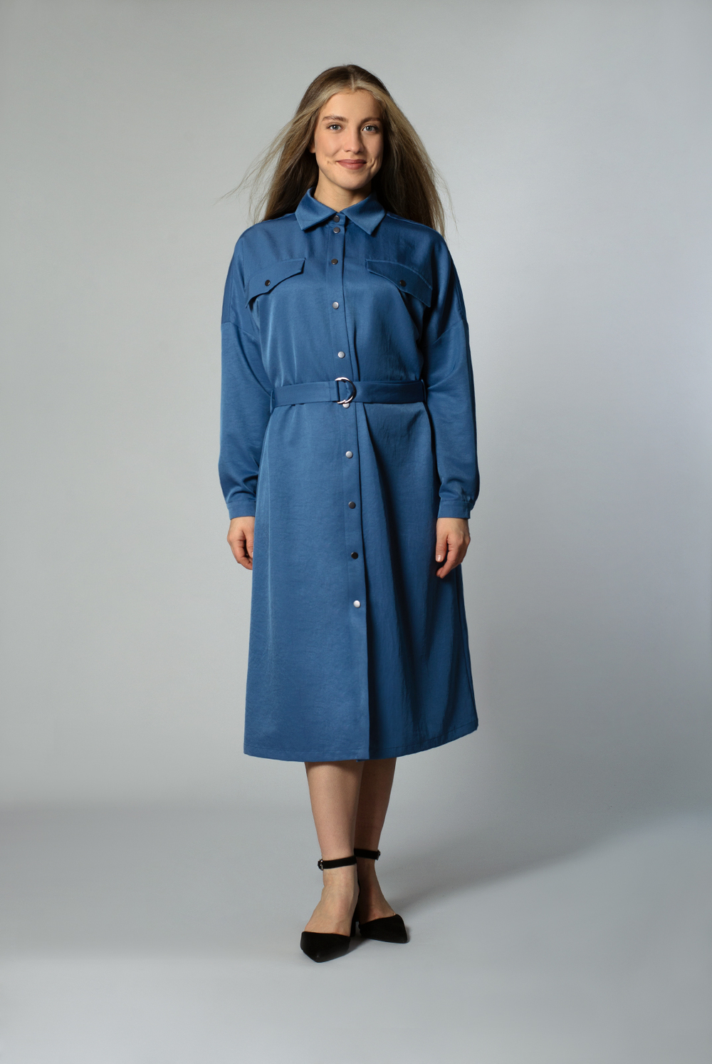 Платье женское 4234зп, Деним #460Ден054234зп